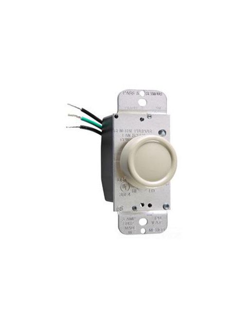Product image for Pass & Seymour 94301-I 120 Volt 3 Amp 1-Pole Ivory Rotary Fan Speed Control