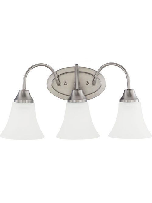 Product image for Holman 3 Light Vanity - Brushed Nickel
