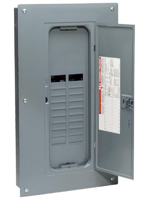 Product image for Square D HOM20L125C 120/240 VAC 125 Amp 1-Phase 20-Space 40-Circuit NEMA 1 Load Center