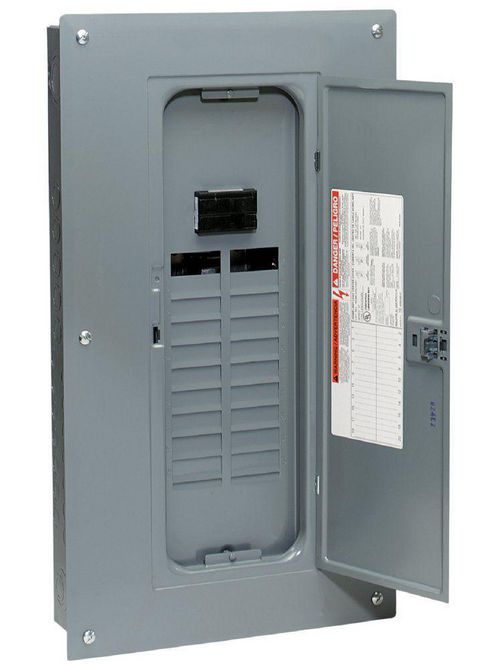 Product image for Square D HOM20M100C 120/240 VAC 100 Amp 1-Phase 20-Space 20-Circuit NEMA 1 Load Center