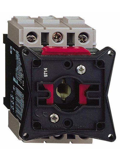 Product image for Square D V0 15 x 60 mm 600 Volt 20 Amp 3-Pole Manual Motor Control Switch Body