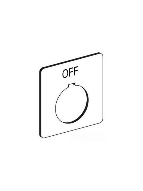 Product image for Square D 9001KN204SP 30 mm Push Button Legend Plate