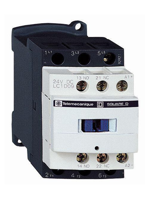 Product image for Square D LC1D09T7 600 VAC 9 Amp 3-Pole 1NO 1NC Screw Terminal Full Voltage Non-Reversing IEC Contactor