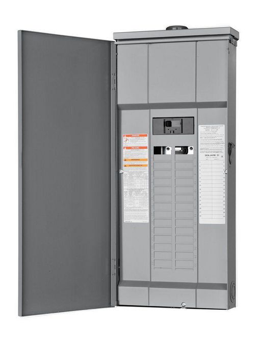 Product image for Square D HOM3040M200RB 120/240 VAC 200 Amp 1-Phase 30-Space 40-Circuit NEMA 3R Load Center
