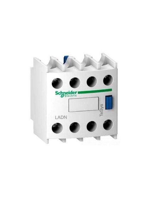 Product image for Square D LADN40 690 VAC 10 Amp 8-Pole 4NO Front Mount Screw Clamp Terminal Contactor Auxiliary Contact