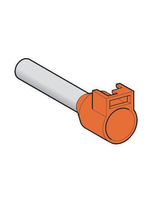 Product image for Square D DZ5CA042 12 AWG Orange Copper Cable End