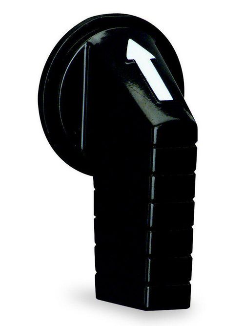 Product image for Square D 9001B25 NEMA 4/4X/13 Black Gloved Hand 30 mm Selector Switch Knob