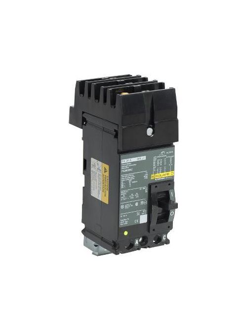 Product image for Square D FA24020AC 480 Volt 20 Amp Molded Case Circuit Breaker