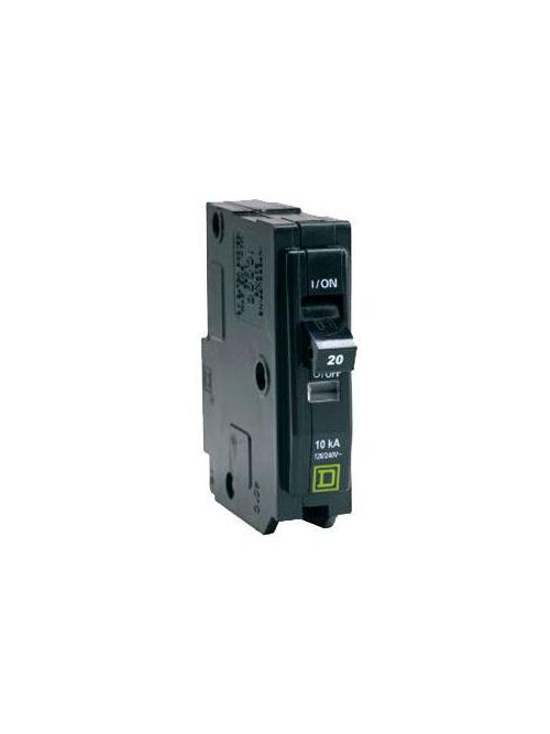 Product image for Square D QH130 1-Pole 30 Amp 120/240 Volt Plug-On Thermal Magnetic Miniature Circuit Breaker