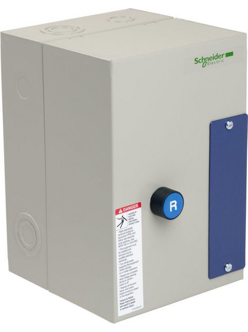 Product image for Square D LE1D123A62OG70 120 VAC 12 Amp 10 Hp 3-Phase 3-Pole NEMA 1 Enclosed Full Voltage Non-Reversing Starter