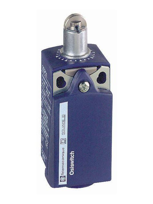 Product image for TES XCKP2102N12 Limit switch, Limit switches XC Standard, XCKP, steel roller plunger, 1NC+1 NO, snap, 1/2NPT