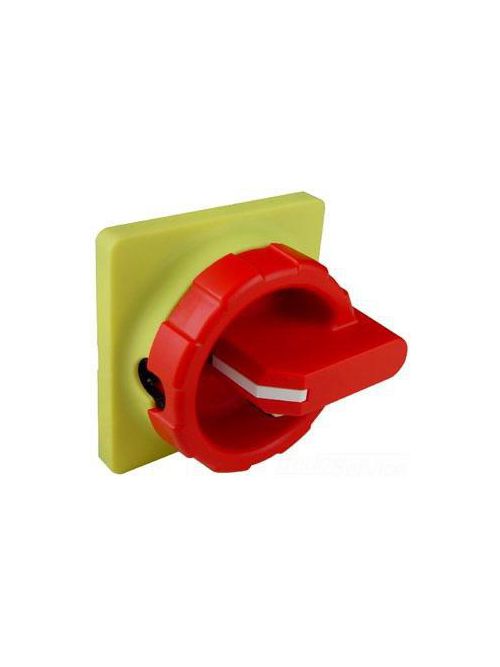 Product image for Square D KCE1YZ 45 x 45 mm Red/Yellow Front Plate and Rotary Handle