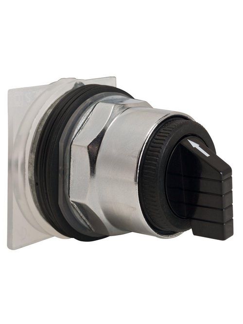 Product image for Square D 9001KS53B 30 mm 3-Position Momentary/Maintained/Momentary Knob Non-Illuminated Selector Switch Operator
