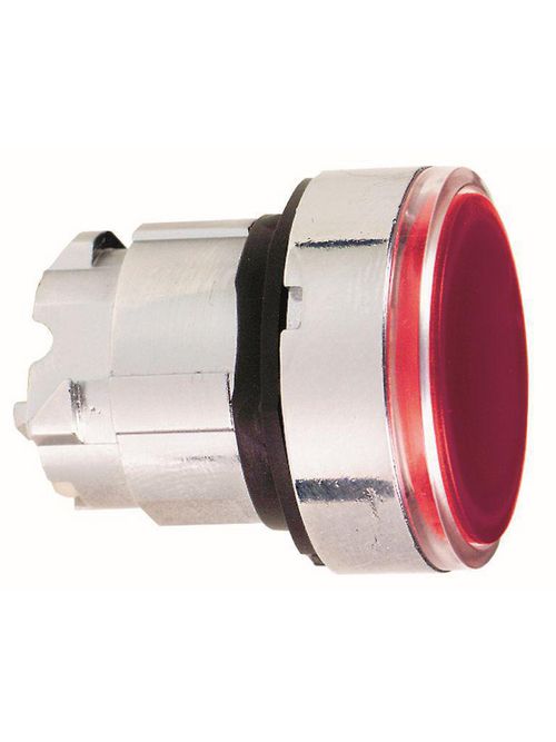 Product image for Square D ZB4BW343 22 mm Red Round Flush Momentary Illuminated Push Button Operator