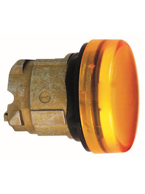 Product image for Square D ZB4BV053 22 mm Orange Round Pilot Light Head