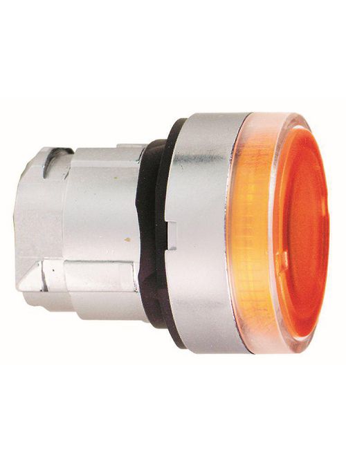 Product image for Square D ZB4BW35 22 mm Yellow Round Flush Momentary Illuminated Push Button Operator