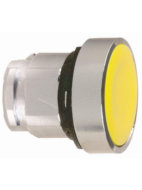 Product image for Square D XB6AF1B5B 16 mm 240 VAC 1.5 Amp 1NO 1NC White Round Flush/Maintained Illuminated Push Button