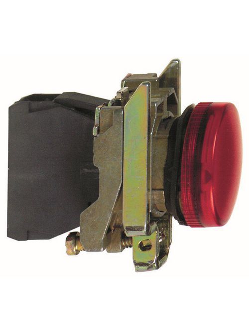 Product image for Square D XB4BVB4 22 mm 24 VAC/VDC 18 mA Red Round Illuminated Pilot Light with LED