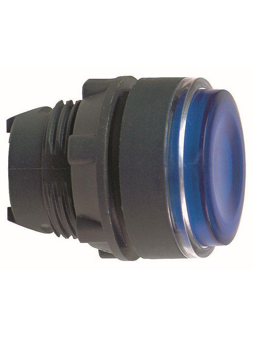 Product image for Square D ZB5AW363 22 mm Blue Flush Momentary Illuminated Push Button Operator