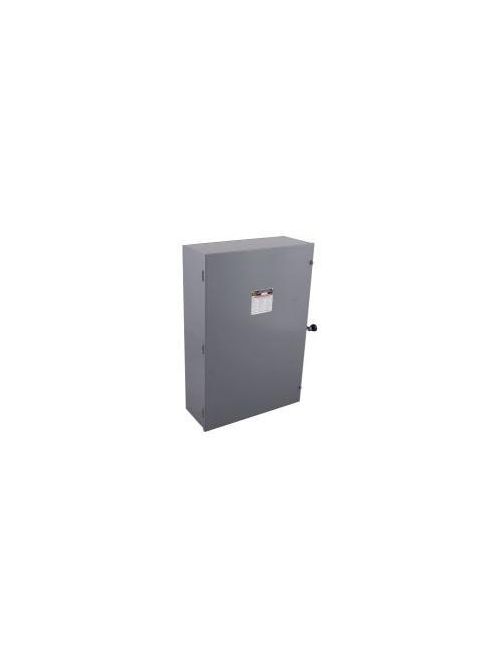 Product image for Square D 82454R 240 VAC 200 Amp 4-Pole Galvannealed Steel NEMA 3R Non-Fusible Double Throw Safety Switch