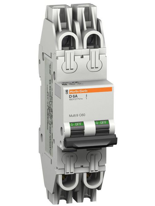 Product image for Square D MGN61347 480Y/277 Volt 3 Amp Miniature Circuit Breaker