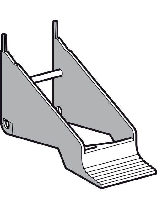 Product image for Square D RSZR215 Plastic Relay Hold Down Ejector Clip