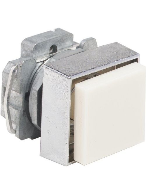 Product image for Square D 9001KXRA 30 mm Metal Bezel Momentary Square Non-Illuminated Push Button Operator