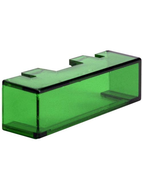 Product image for Square D 9001KXAG4 Green Rectangular 30 mm Push Button Cover