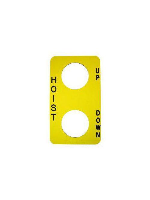 Product image for Square D 9001SKN207 Bridge North-South Pendant Station Legend Plate