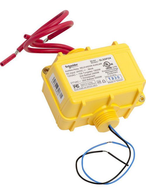 Product image for Square D SLSSP24 24 VDC 36 mA Ceiling Mounted Occupancy Sensor Auxiliary Relay