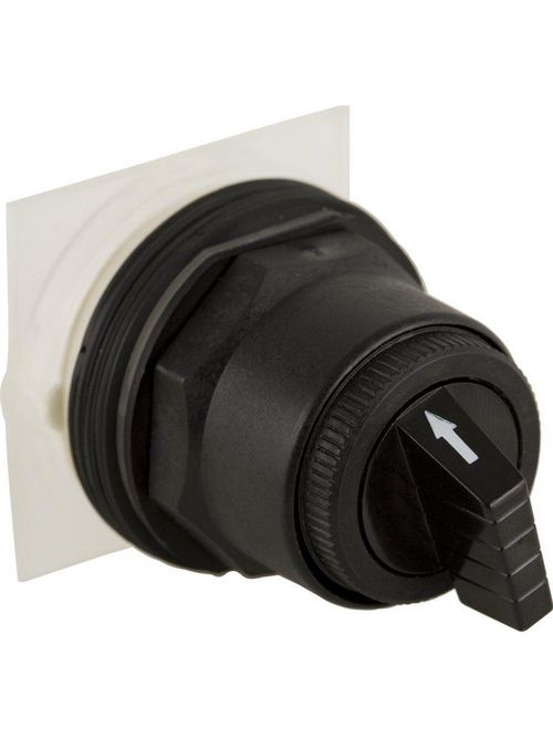 Product image for Square D 9001SKS88B 30 mm 4-Position Black Maintained Knob Non-Illuminated Selector Switch Operator