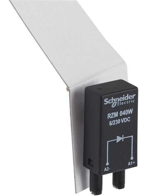 Product image for Square D RZM040W 6 to 230 VDC Diode Relay Protection Module