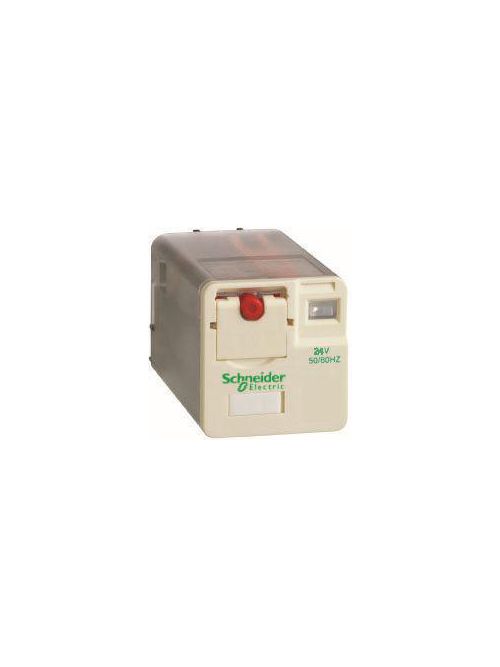 Product image for Square D RUMC2AB1B7 24 VAC 16 Amp 2CO DPDT Plug-In Relay