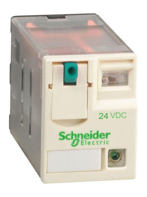 Product image for Square D RXM3AB2BD 24 VDC 10 Amp 3CO DPDT Din Rail/Panel Mount Miniature Plug-In Relay