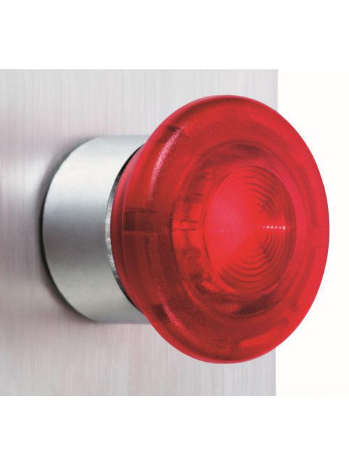 Product image for Square D ZB4BW643 22 mm Red Round Push-Pull Mushroom Momentary Illuminated Push Button Operator