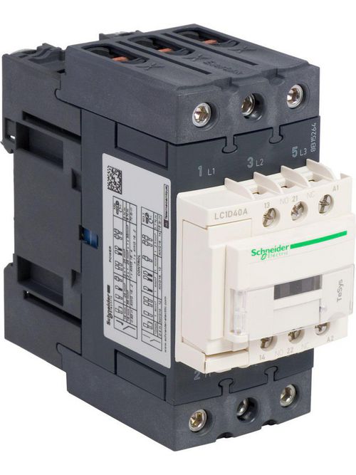 SCHNEIDER ELECTRIC LC1D40AG7/21310624 ELECTRIC CONTACTOR 3-POLE COIL:120VAC 