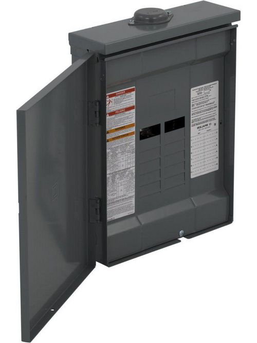 Product image for Square D HOM1224L125RB 120/240 VAC 125 Amp 1-Phase 12-Space 24-Circuit NEMA 3R Load Center