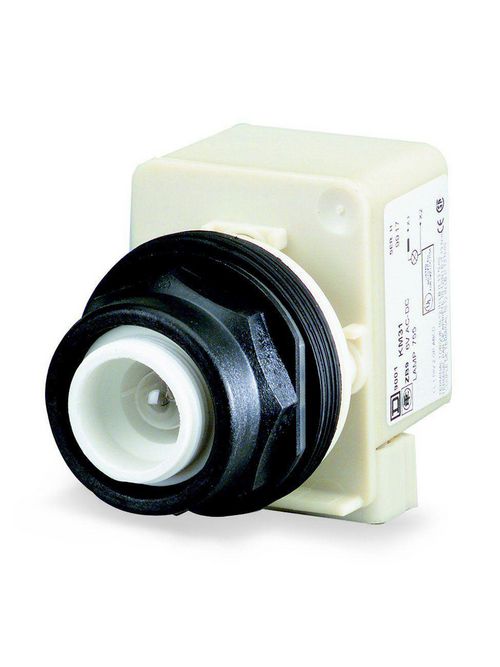 Product image for Square D 9001SK2L1 30 mm Blue Body Plastic Bezel Momentary Round Illuminated Push Button Operator