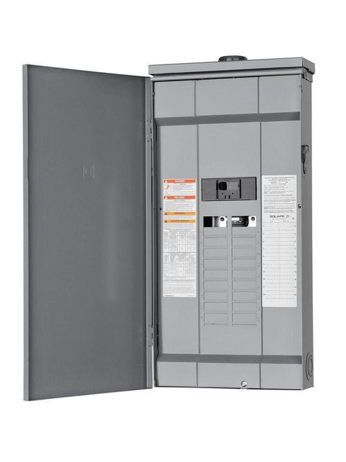 Product image for Square D HOM2040M200RB 120/240 VAC 200 Amp 1-Phase 20-Space 40-Circuit NEMA 3R Load Center