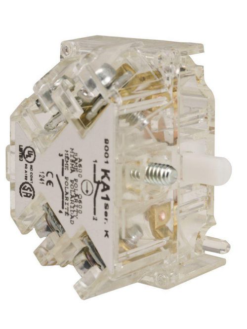 Square D 9001KA1 600 VAC 10 Amp 1NO 1NC Silver Alloy Screw Clamp Terminal Push Button Contact Block Square D 9001KA1 600 VAC 10 Amp 1NO 1NC Silver Alloy Screw Clamp Terminal Push Button Contact Block