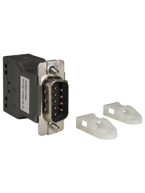Product image for Square D ASMBKT085 SUB-D 9-Way Modbus Plus Inline Connector