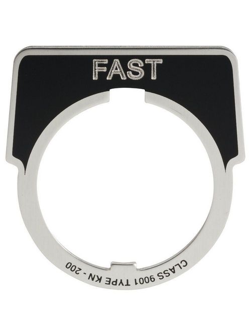 Product image for Square D 9001KN212 Type K 30 mm Push Button Legend Plate