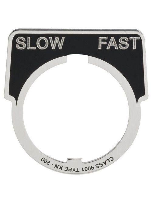 Product image for Square D 9001KN250 Type K 30 mm Push Button Legend Plate