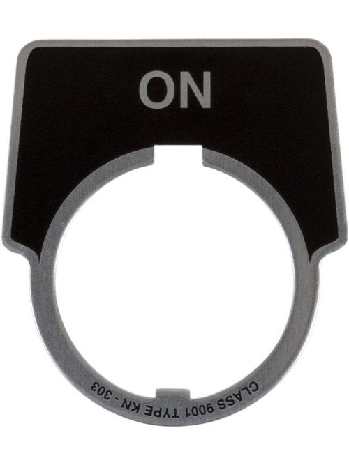 Product image for Square D 9001KN303 Type K 30 mm Push Button Legend Plate