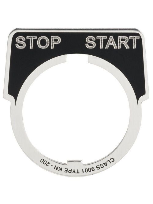 Product image for Square D 9001KN255 Type K 30 mm Push Button Legend Plate