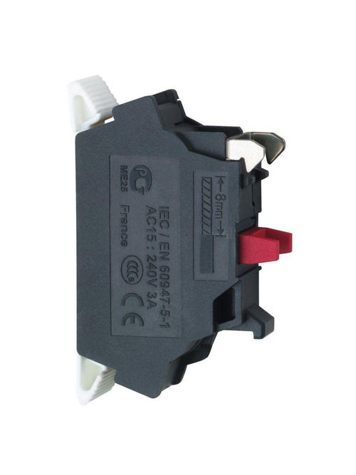 Product image for Square D ZBE1015 22 mm 1NO Standard Single Push Button Contact Block