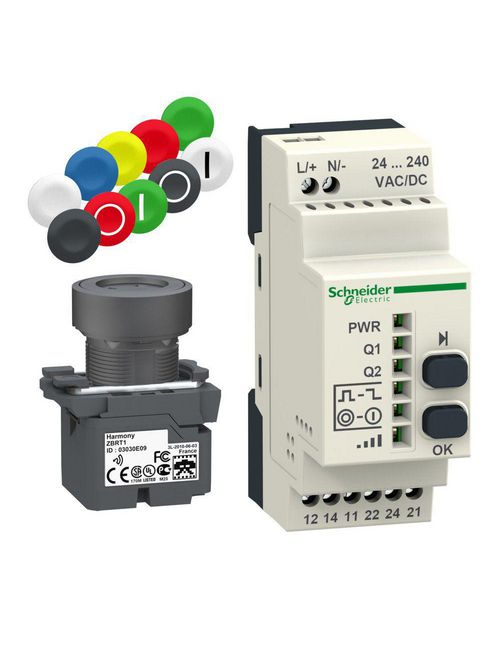Product image for Square D XB5RFA02 Programable Receiver 22MM XB5R AC/DC