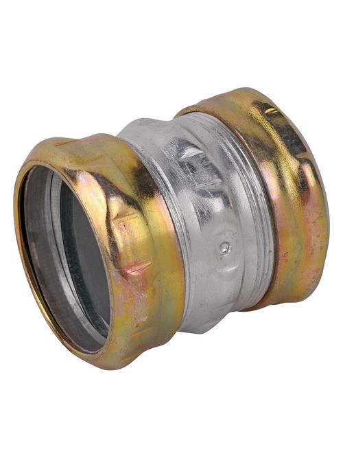 Steel City TK116A-RT 2" EMT Compression Coupling - Steel - Raintight Steel City TK116A-RT 2" EMT Compression Coupling - Steel - Raintight