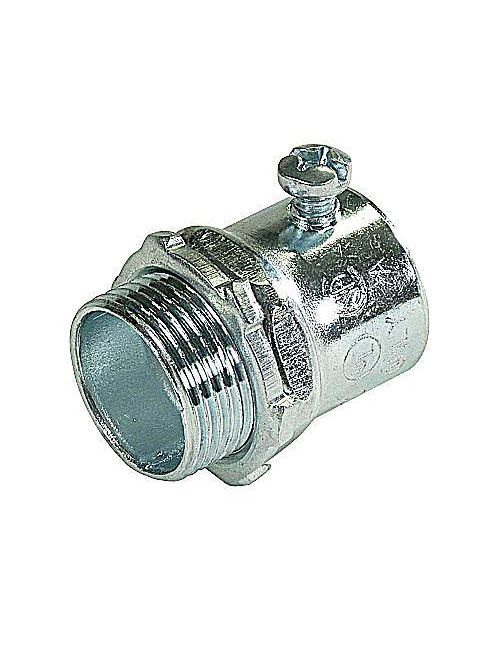 Steel City TC124US 1-1/4 Inch Zinc Plated Steel Non-Insulated EMT Connector Steel City TC124US 1-1/4 Inch Zinc Plated Steel Non-Insulated EMT Connector