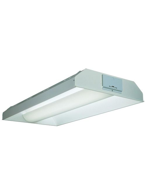 Lithonia Lighting 2AV G 3 32 MDR MVOLT 1/3 GEB10IS 3-Lamp 32 W 120 to 277 Volt T8 Fluorescent Light Fixture Lithonia Lighting 2AV G 3 32 MDR MVOLT 1/3 GEB10IS 3-Lamp 32 W 120 to 277 Volt T8 Fluorescent Light Fixture
